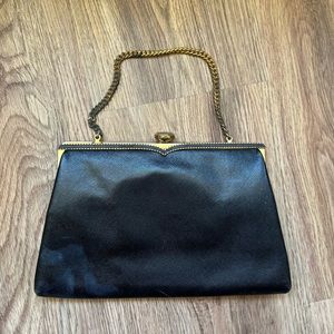 Black vintage clutch